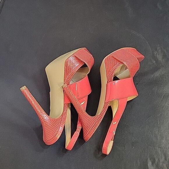 NINE WEST HIGH HEEL STILETTOS STRAPPY ANKLE STRAP OPEN TOE SANDAL - Picture 12 of 14